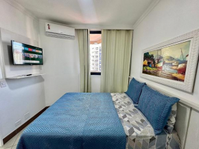 Moema Studium decorado com garagem ar condicionado